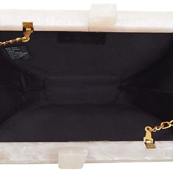 Pearl Lulu Half Moon Crossbody Clutch Bag (NWT) - Picture 3 of 4